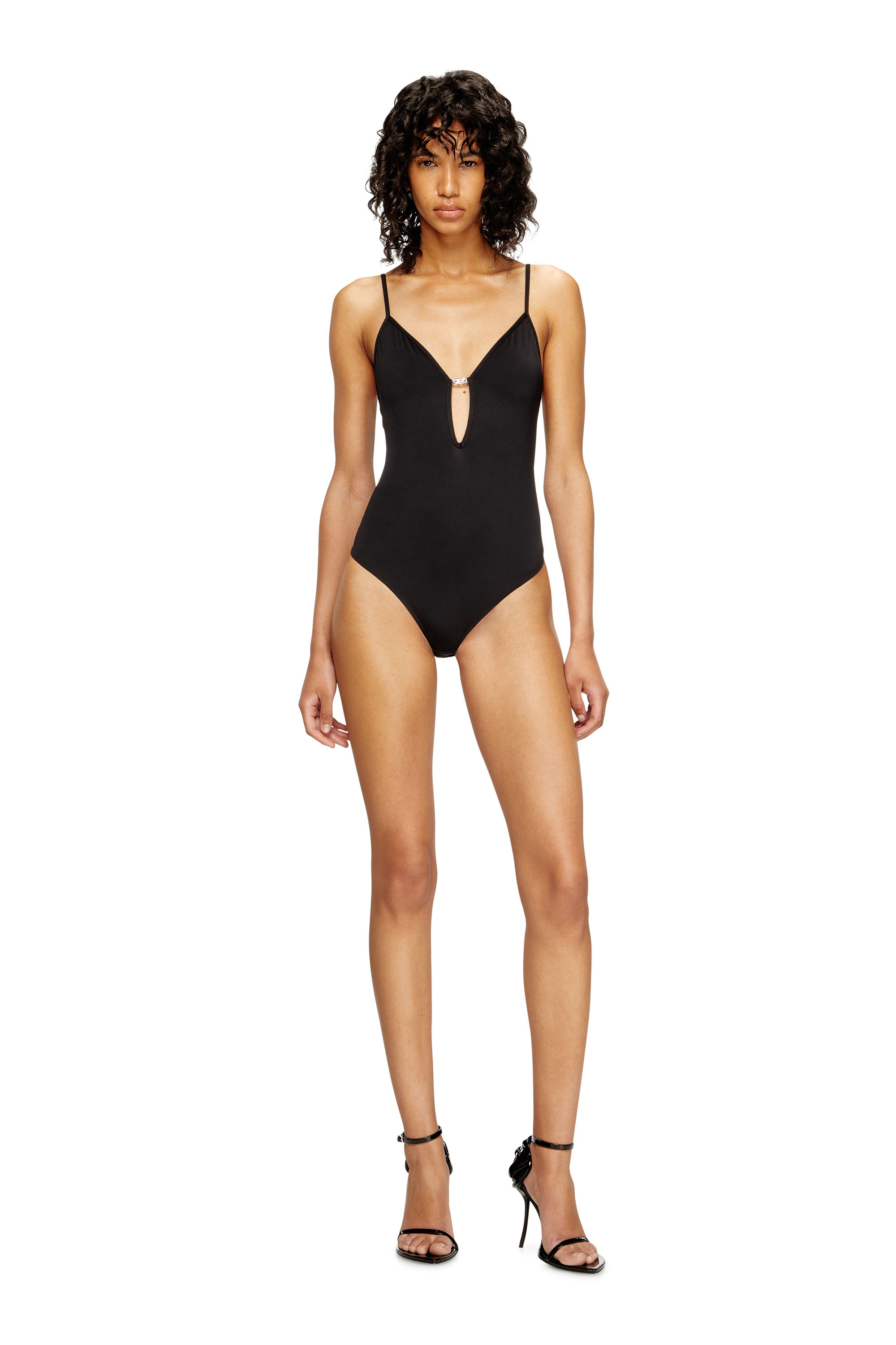 Diesel - UFBY-OVAL-D-BODYSUIT, Damen Oval D-Bodysuit in Schwarz - 3