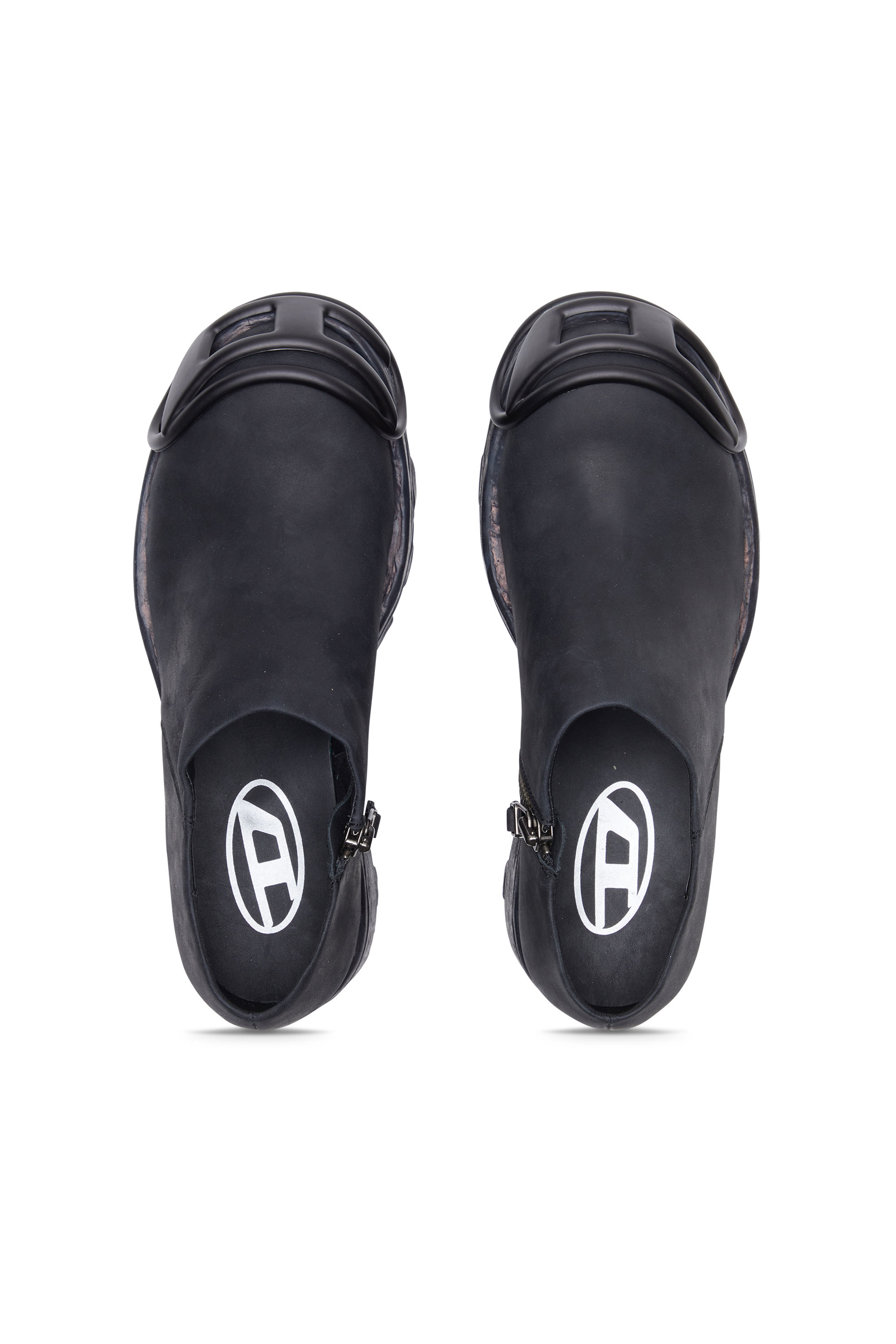 Diesel - D-HAMMER AB D, Herren D-Hammer Ab D Boots - Low Cut-Stiefel mit Oval D-Zehenkappe in Schwarz - 4