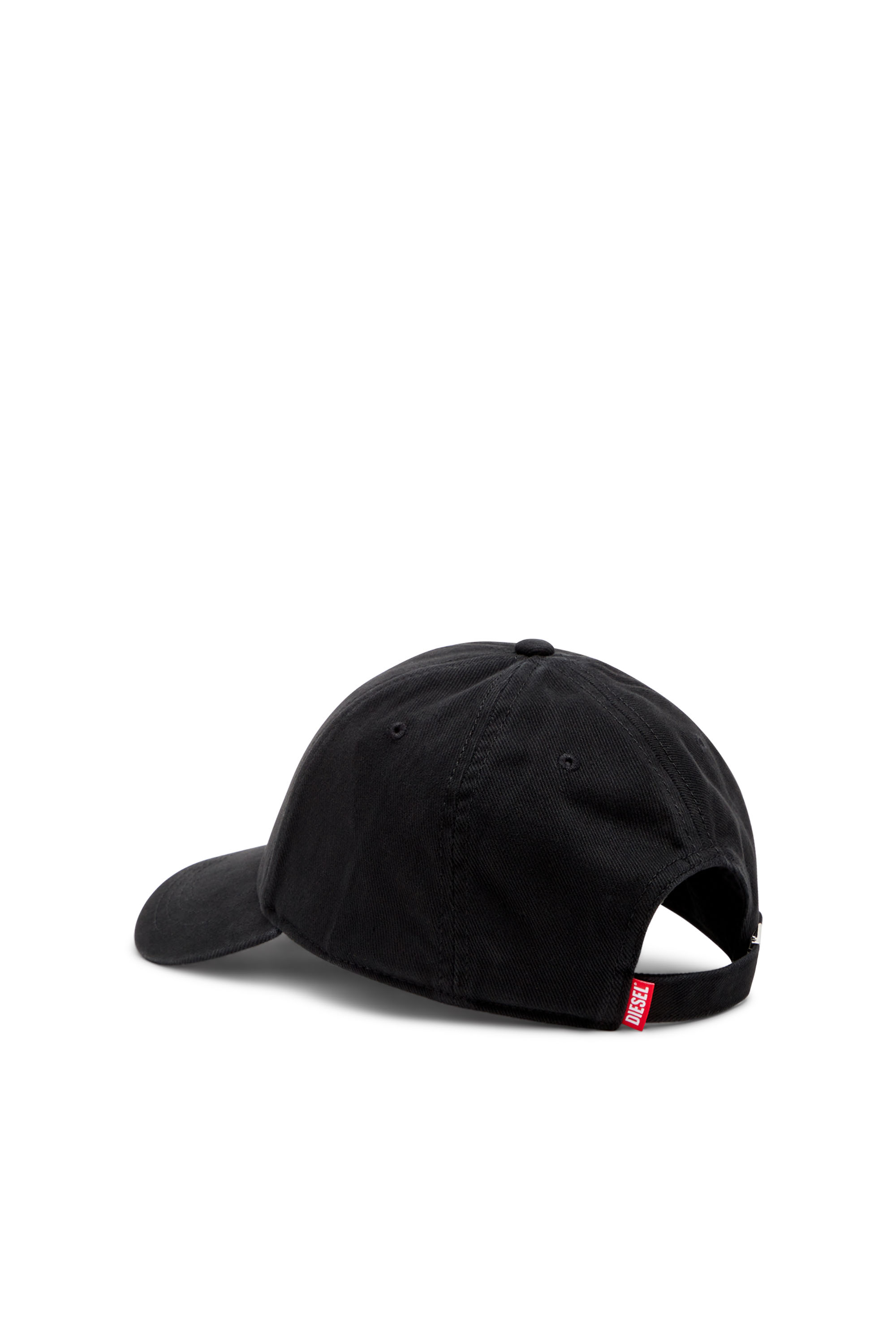 Diesel - CORRY-JACQ-WASH, Herren Basecap mit Logo-Patch in Schwarz - 2