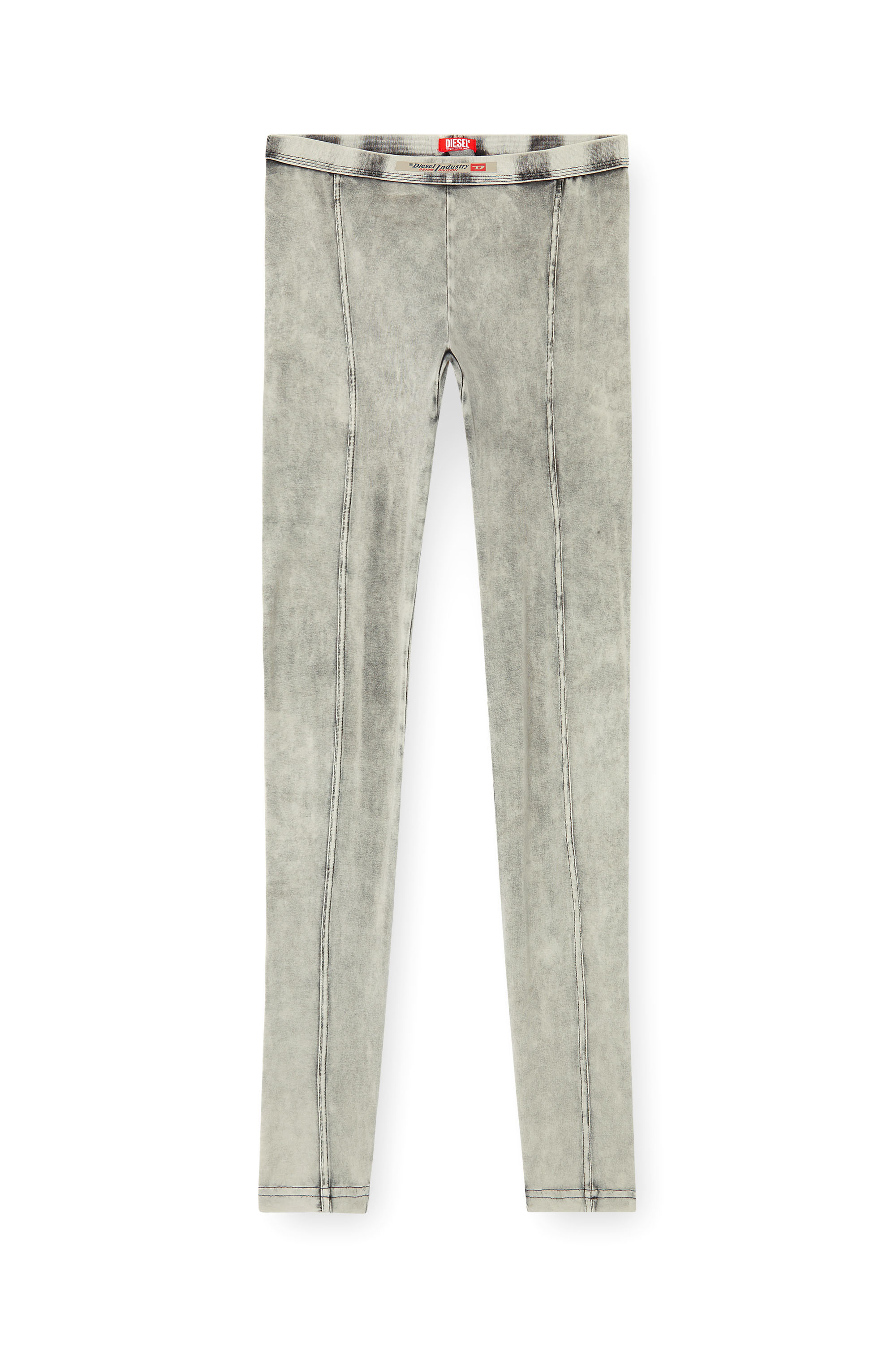 Diesel - ATHENA-DNM, Damen Jeggings aus Jersey mit Denim-Effekt in Grau - 4